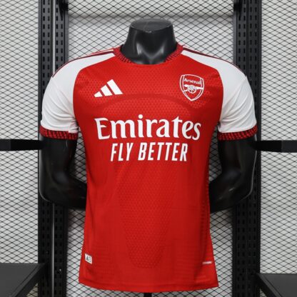 camiseta arsenal jugador frente rojo jugador