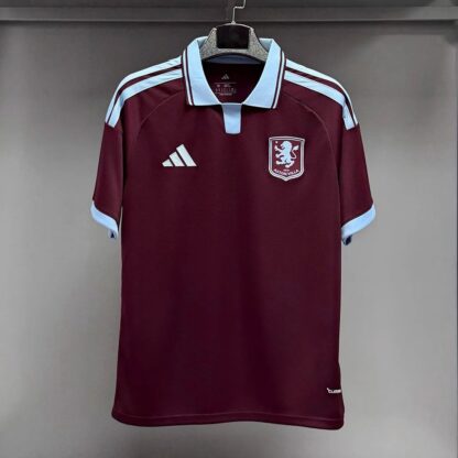 camiseta aston villa 26 27 fronte claret 26 27