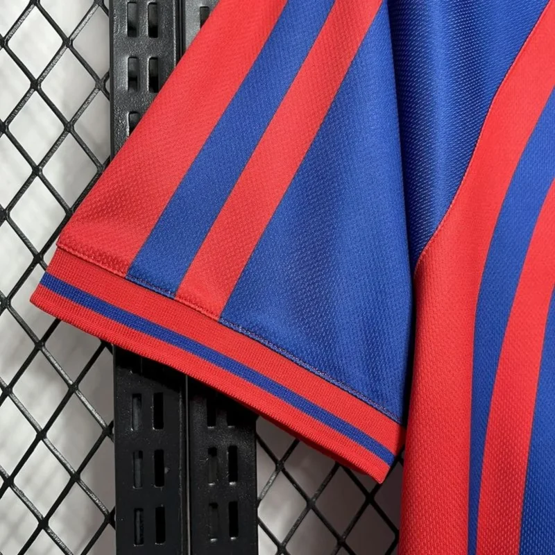 Maglia Barcellona 1998 Retro dettaglio della manica