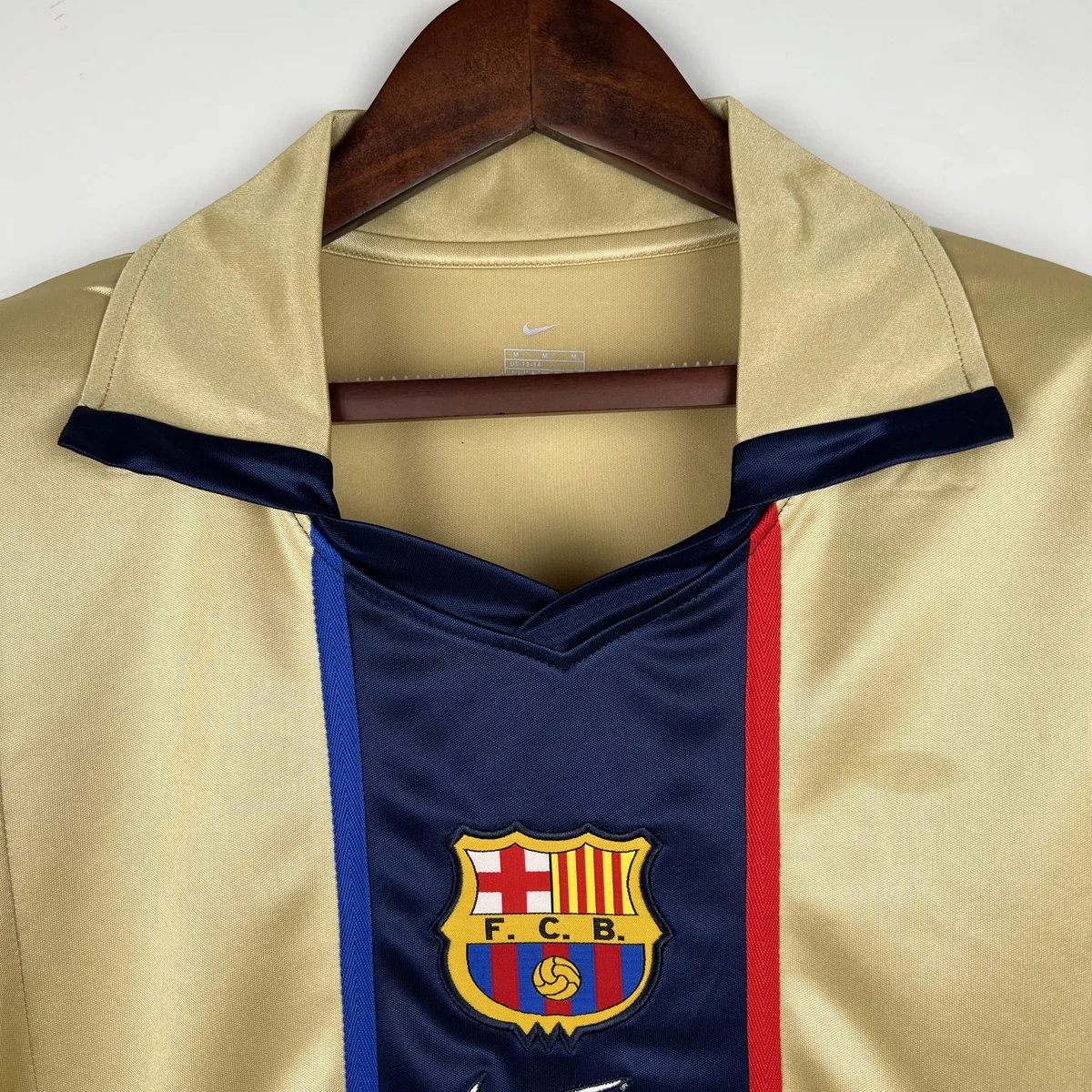 Maglia Barcellona 2003 Retro Third colletto