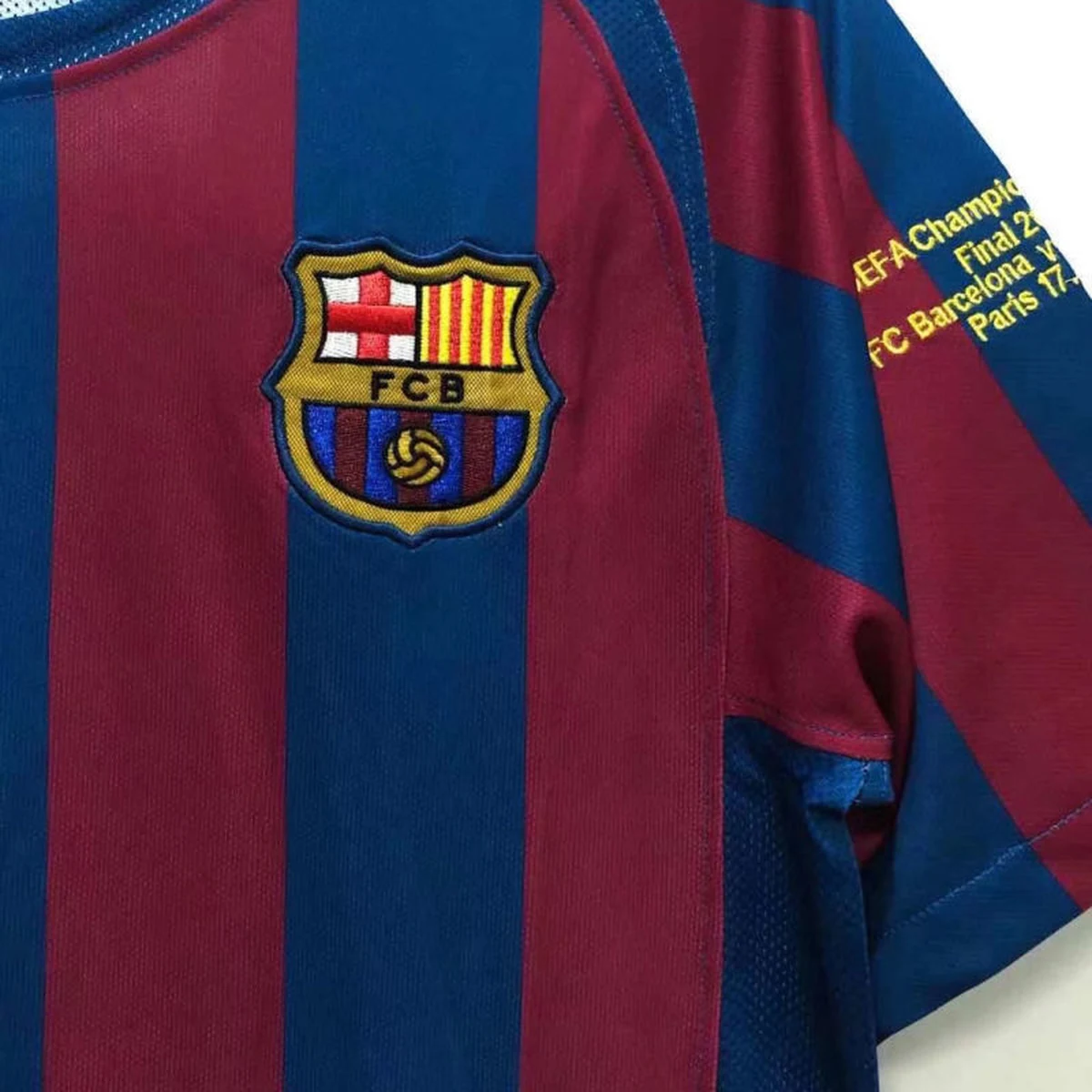 Maglia Barcellona 2006 Retro stemma sul petto