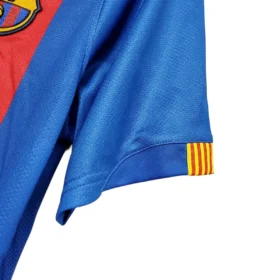 Camiseta Barcelona 2007 Retro detalle de la manga