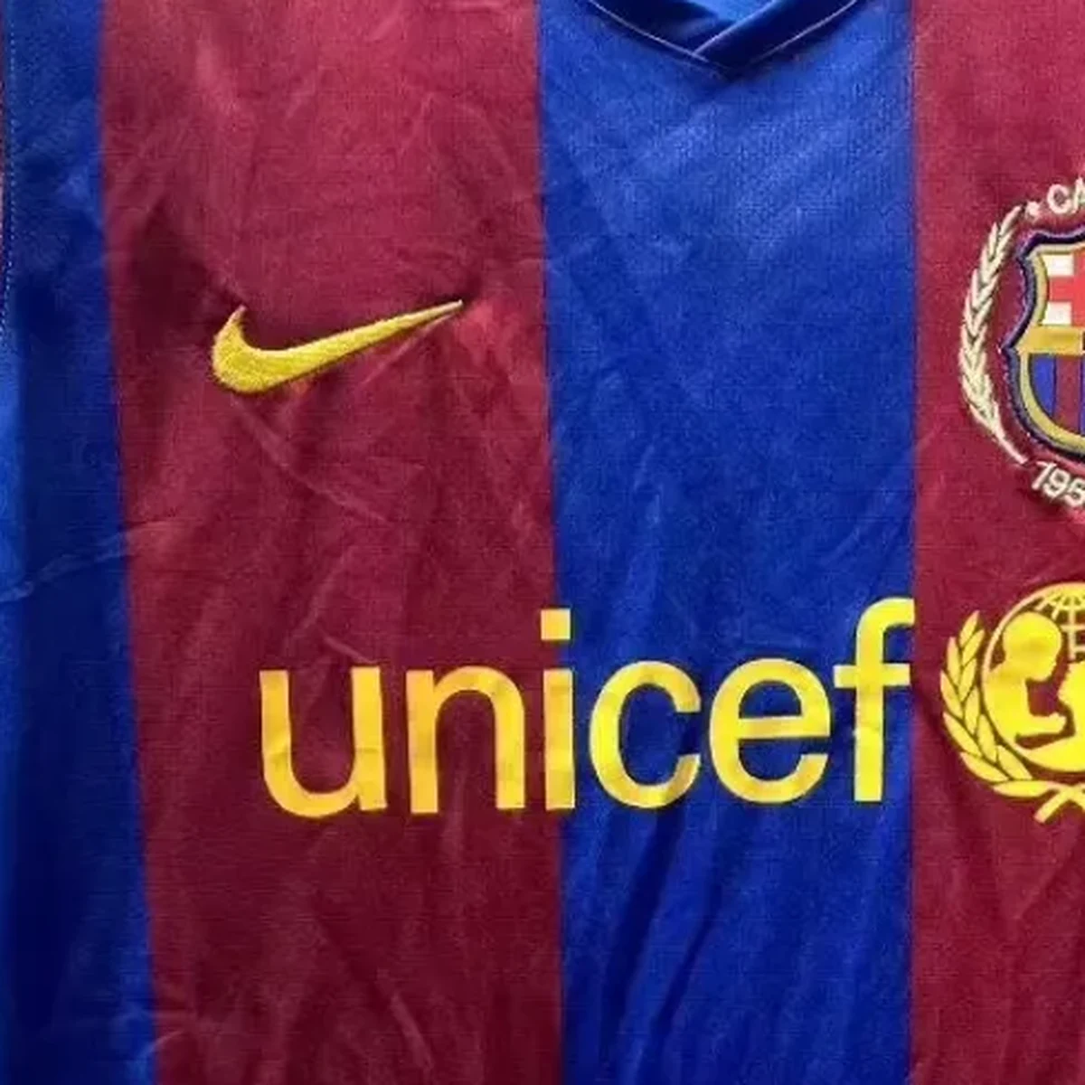 Maglia Barcellona 2008 Retro scritta sul petto