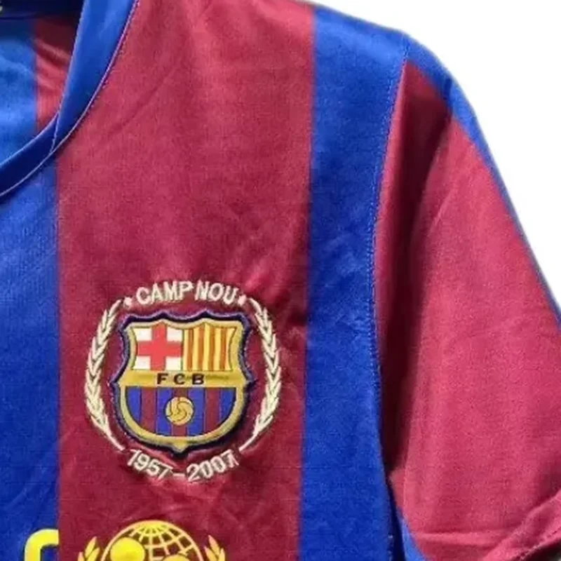 Maglia Barcellona 2008 Retro stemma e patch sul petto
