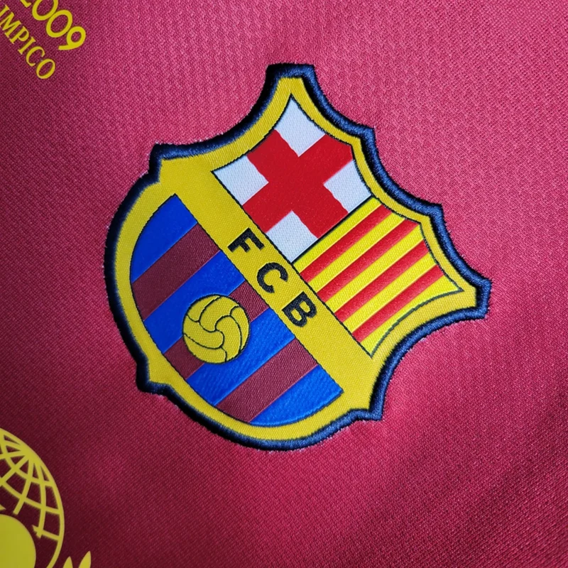 Maglia Barcellona 2009 Retro stemma sul petto