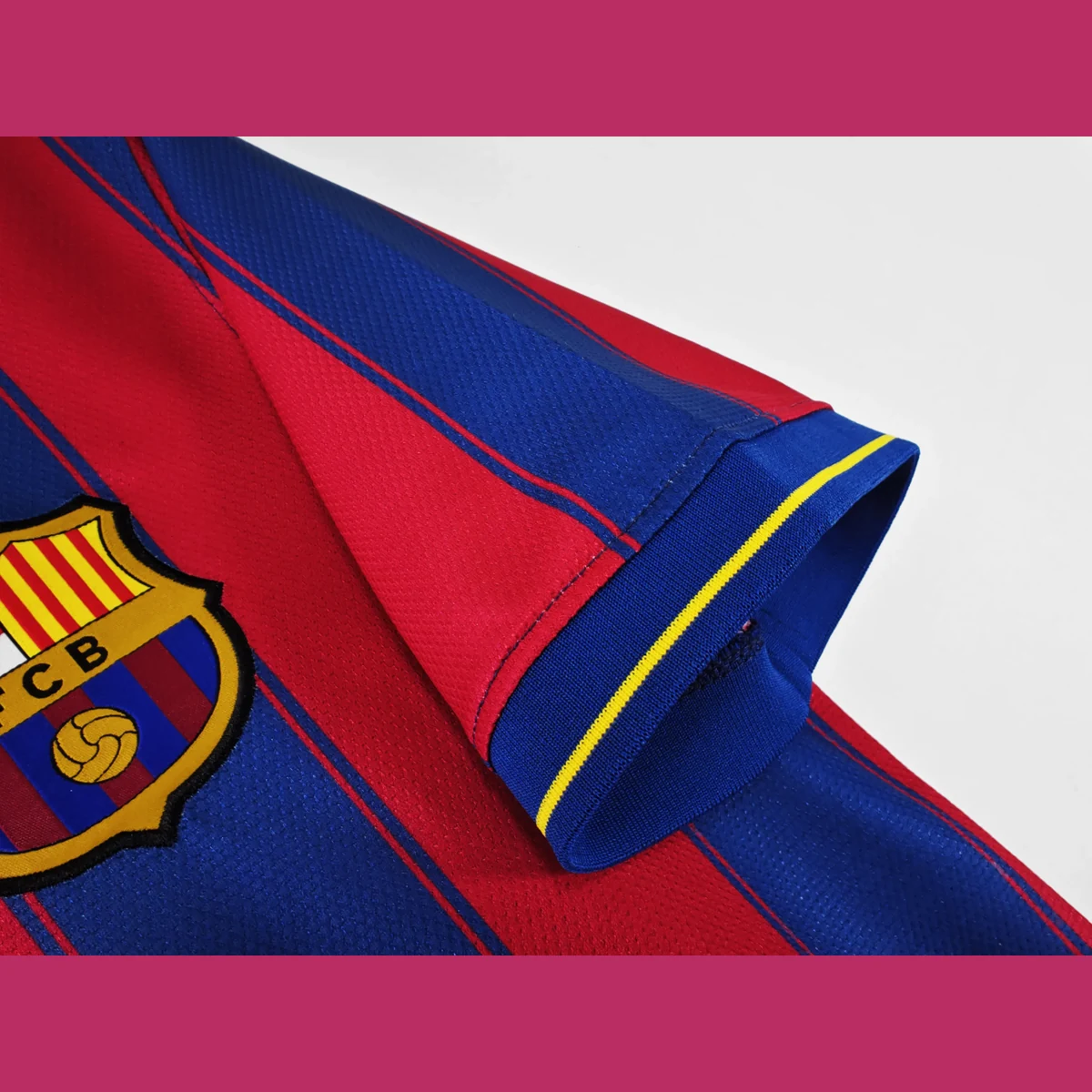 Maglia Barcellona 2010 Retro stemma e manica
