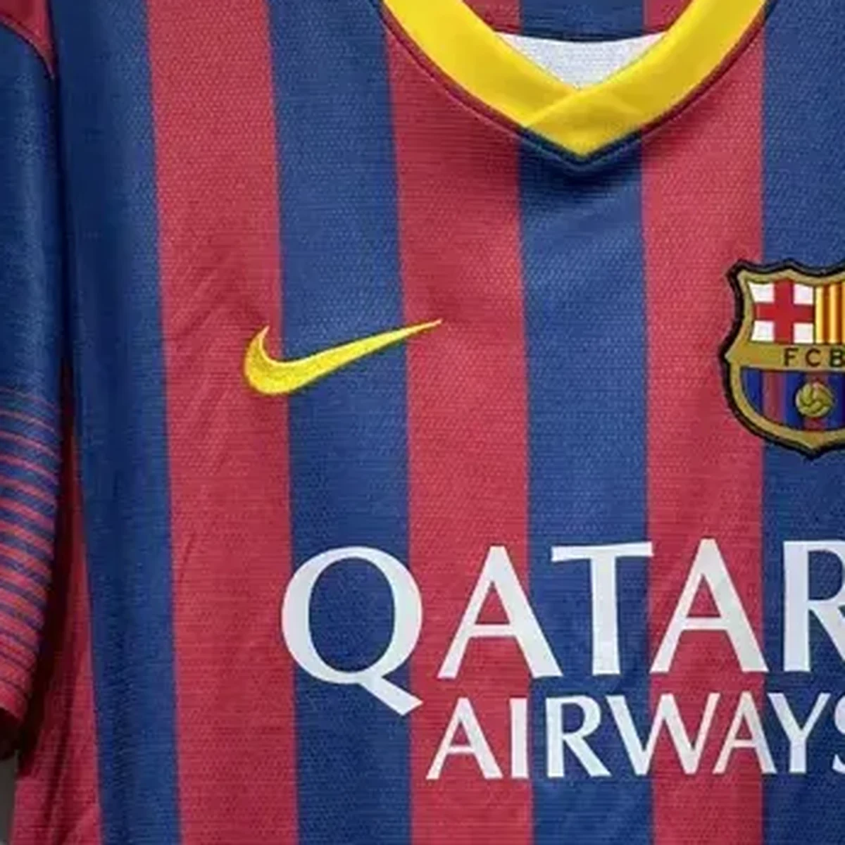 Maglia Barcellona 2014 Retro scritta sul petto
