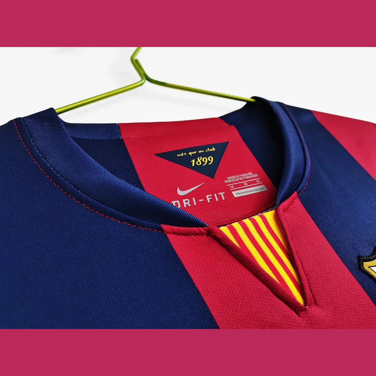 Maglia Barcellona 2015 Retro colletto a V