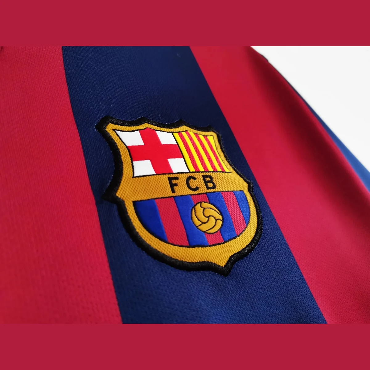 Maglia Barcellona 2015 Retro stemma sul petto