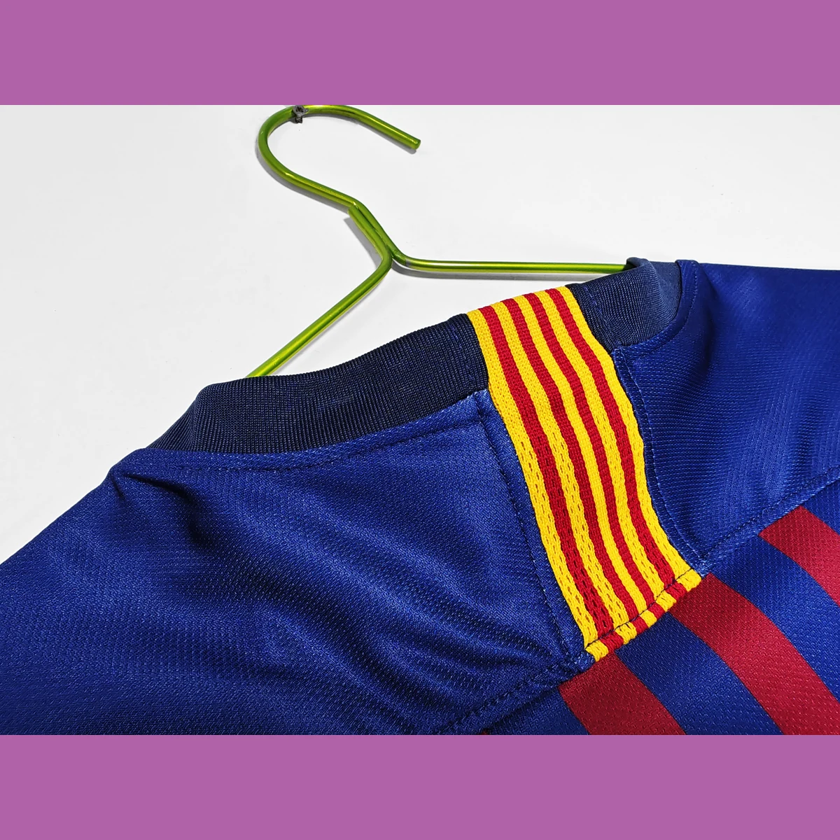 Maglia Barcellona 2019 Retro colletto e nastro