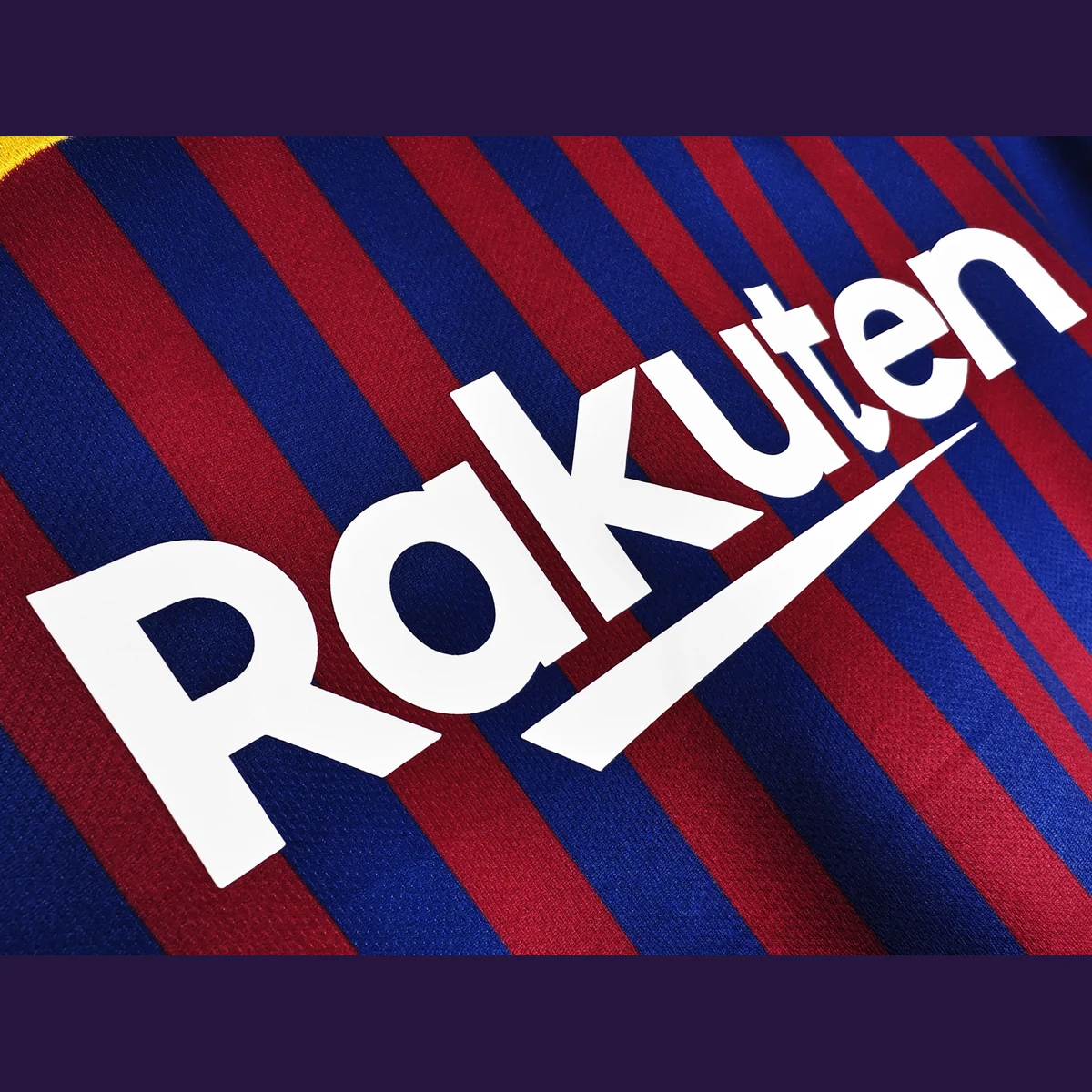 Maglia Barcellona 2019 Retro scritta sul petto