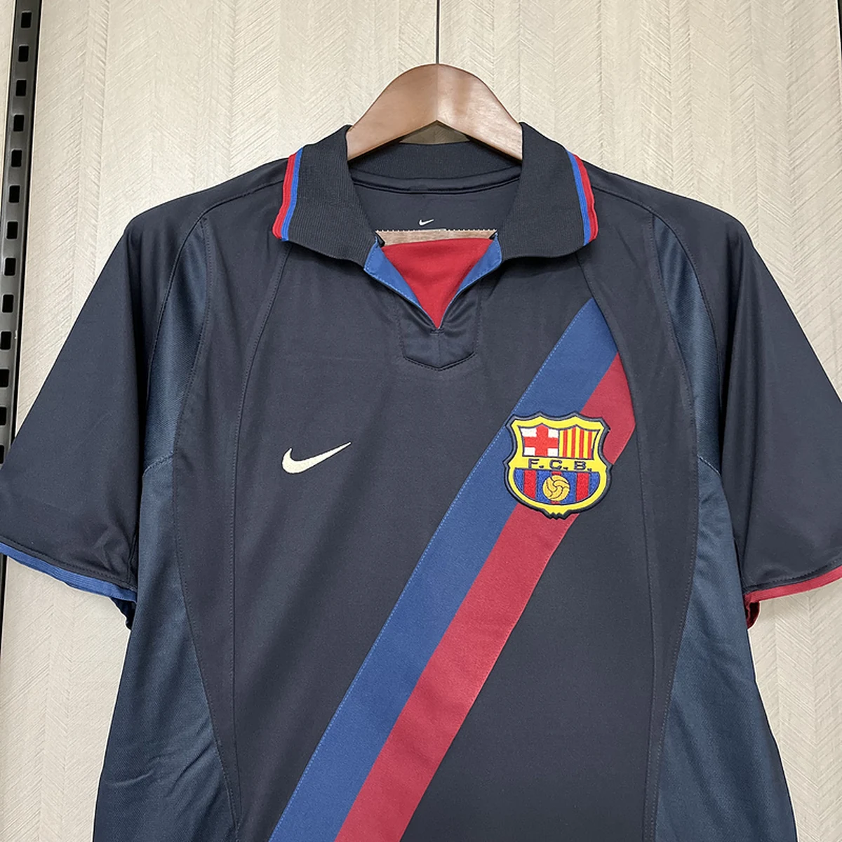 Maglia Barcellona away 2003 Retro busto e fascia diagonale