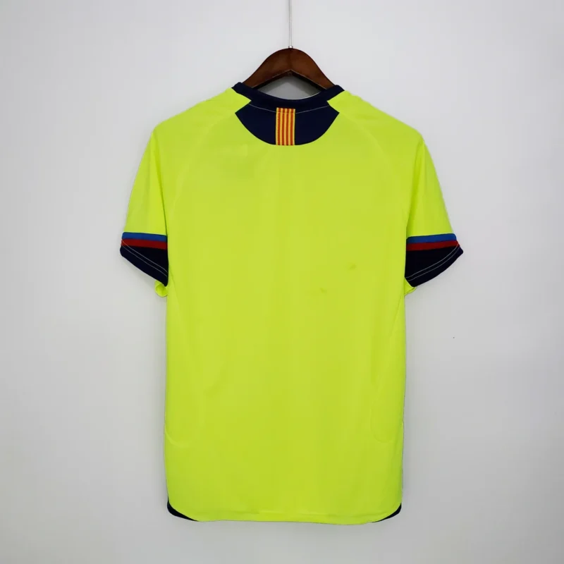 Maglia Barcellona away 2006 Retro vista posteriore