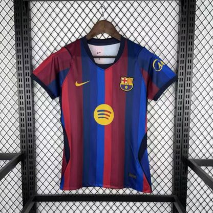 camiseta Barcelona mujer frente blaugrana corte mujer