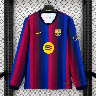 maglia barcellona manica lunga fronte blaugrana manica lunga
