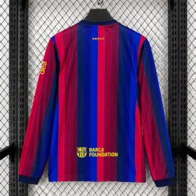 camiseta Barcelona manga larga retro limpio