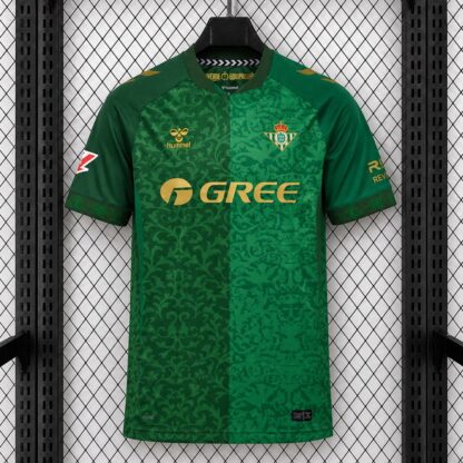 seconda camiseta betis fronte verde due toni
