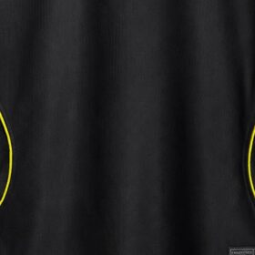 camiseta chelsea nera dettagli giallo fluo