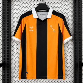 maglia hull city fronte ambra con banda nera