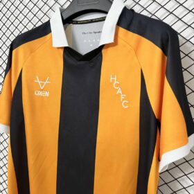 camiseta hull city fronte in dettaglio