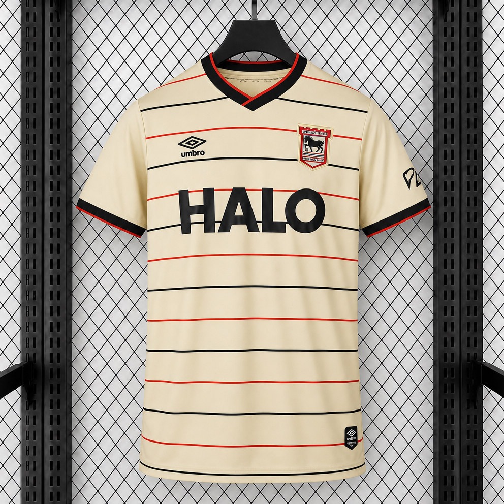 maglia ipswich fronte crema away