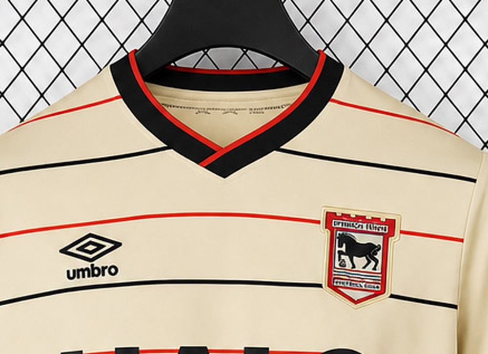maglia ipswich colletto a contrasto