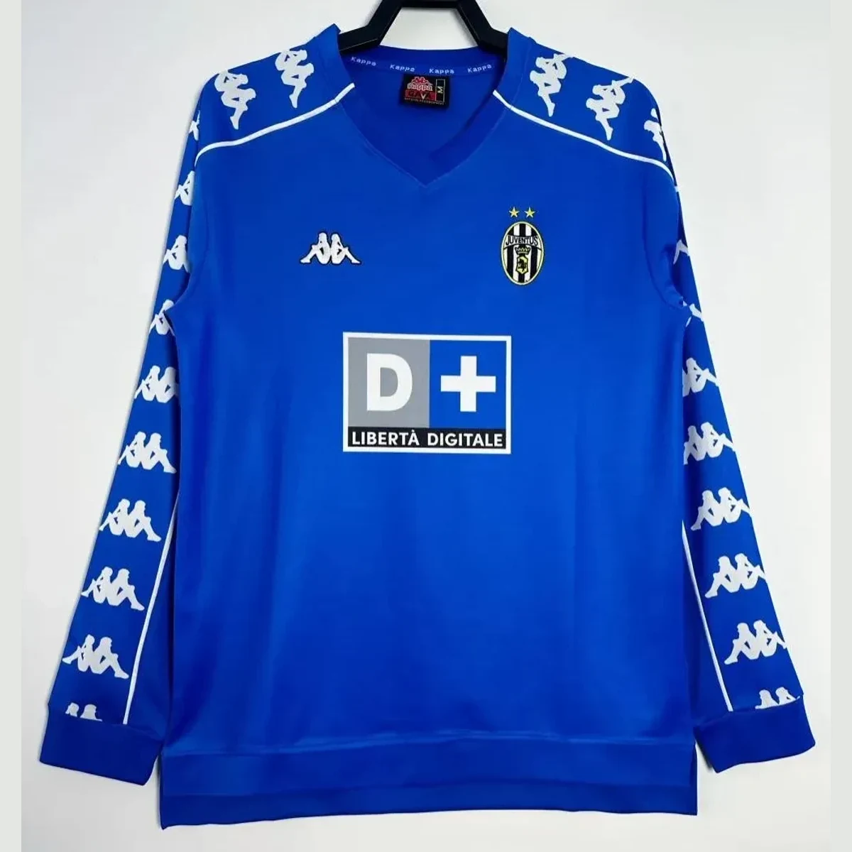 Maglia Juventus Blu 1999/00 manica lunga versione tifoso fronte