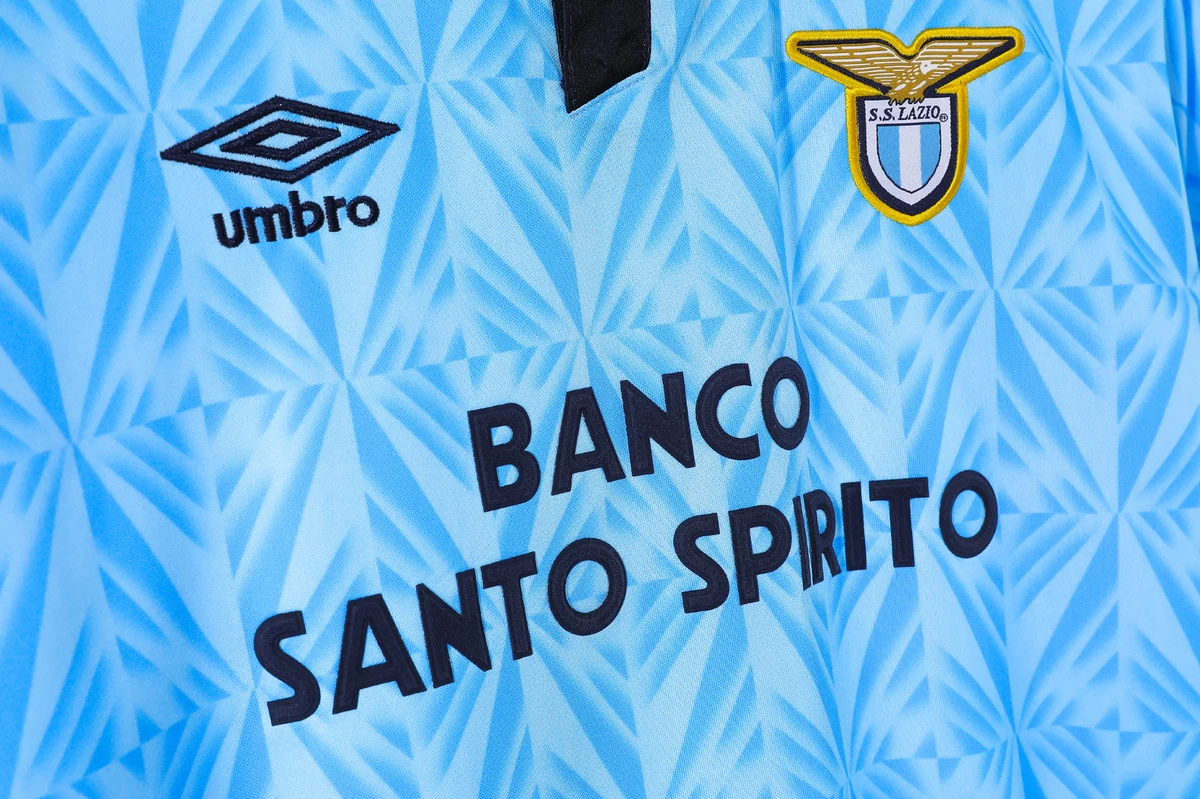Maglia Lazio Home 1991/92 stemma