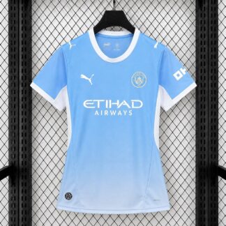 maglia manchester city donna fronte celeste taglio donna