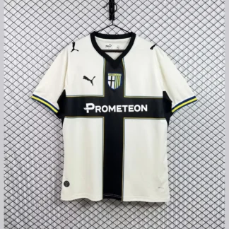 maglia parma 2026 fronte crema con croce nera
