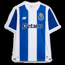 camiseta porto fronte a strisce biancoblu