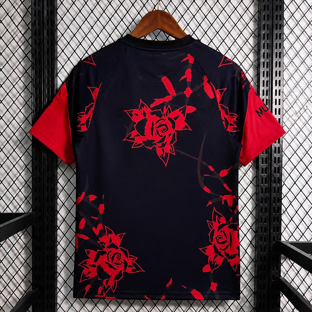 maglia allenamento manchester united retro pulito