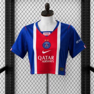 maglia psg donna fronte rosso taglio donna