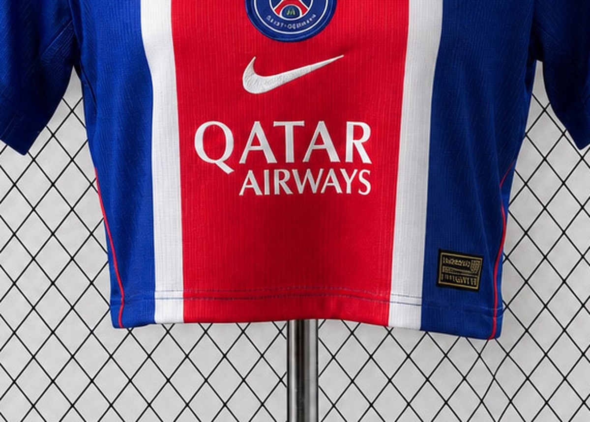 maglia psg donna petto con sponsor