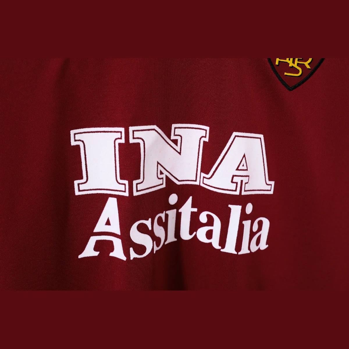Maglia Roma 98/99 manica lunga - stemma ricamato e sponsor INA Assitalia