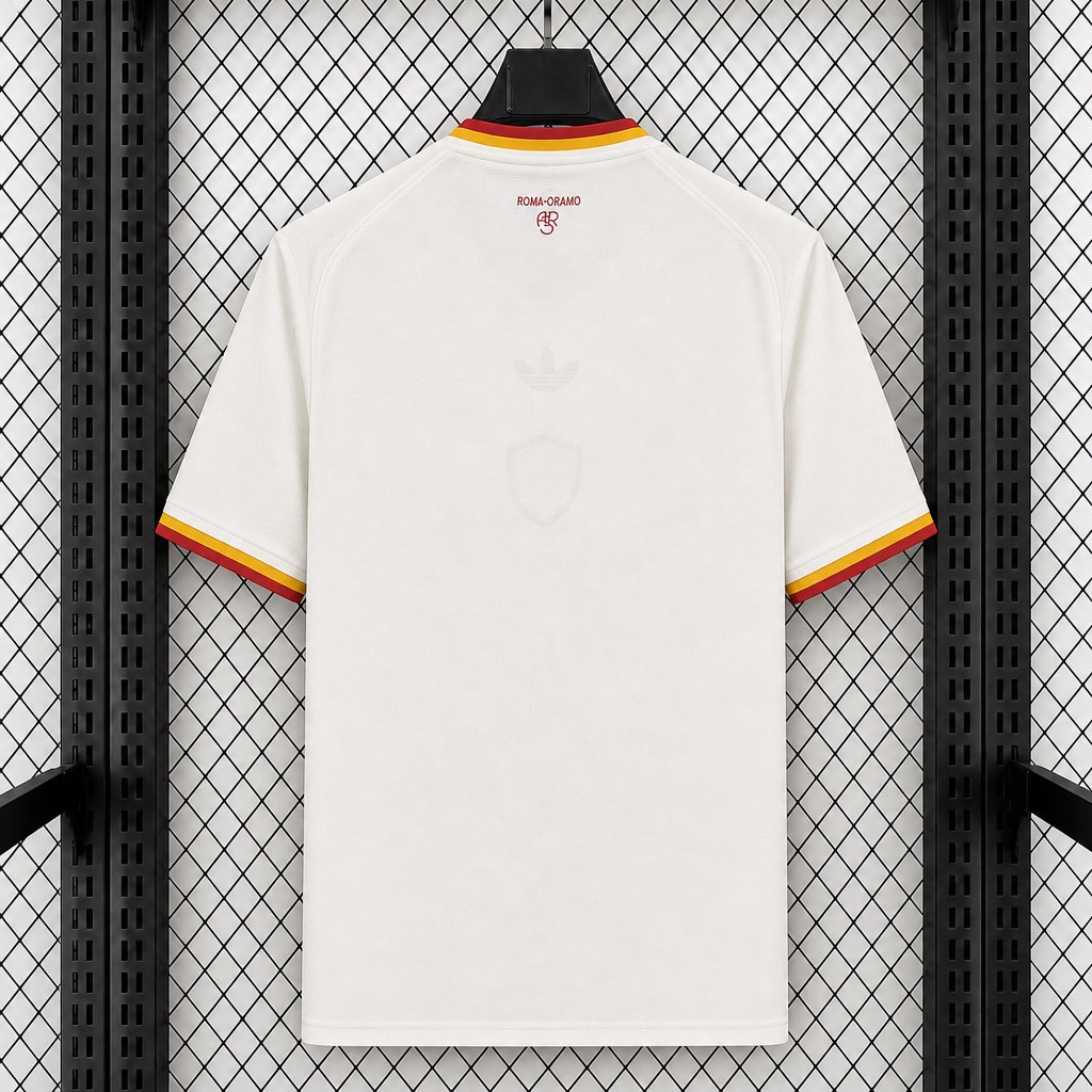 seconda maglia roma retro pulito