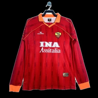 Maglia Roma 1999/00 manica lunga retro - vista frontale