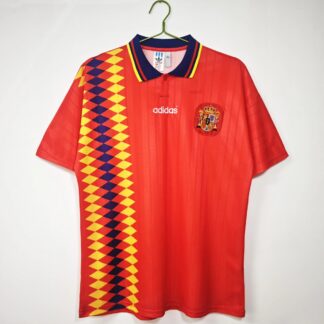 maglia spagna 1994 fronte con rombi usa 94