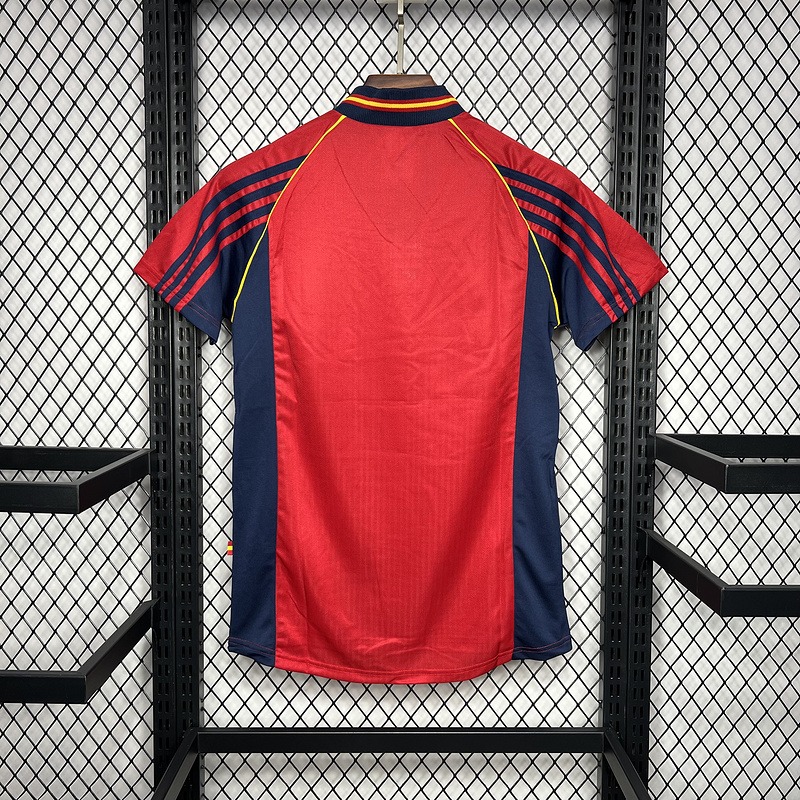 maglia spagna 1998 retro pulito