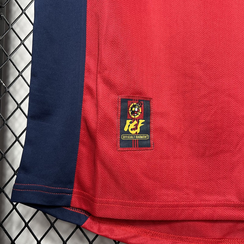 maglia spagna 1998 etichetta federazione sul fondo