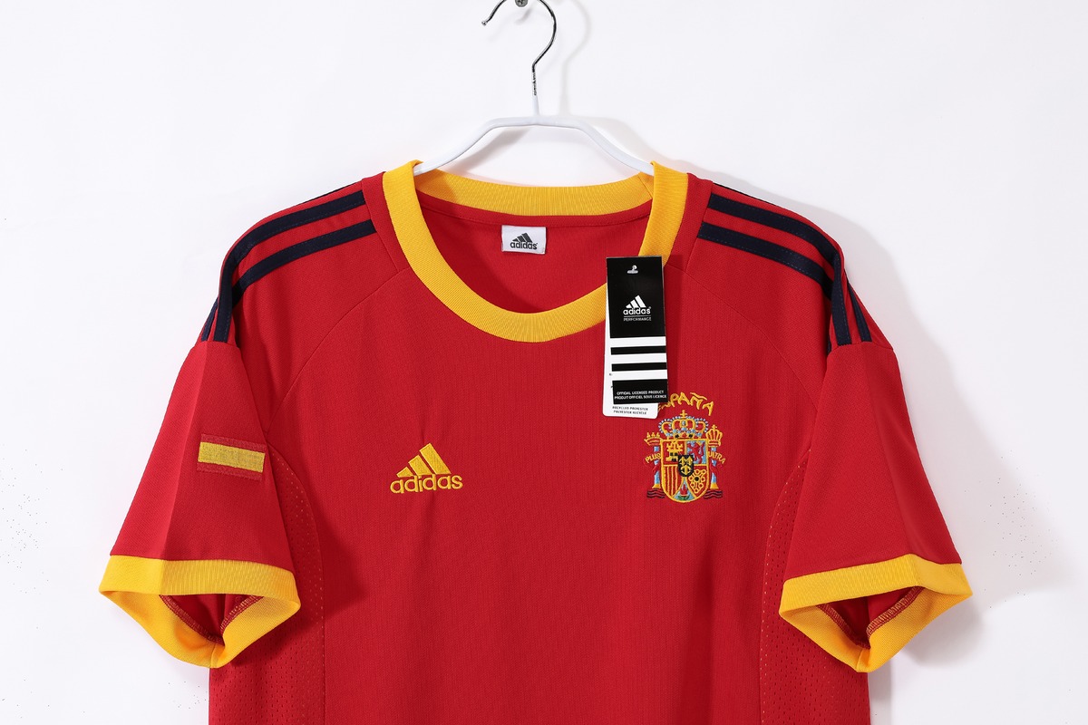 maglia spagna 2002 retro pulito
