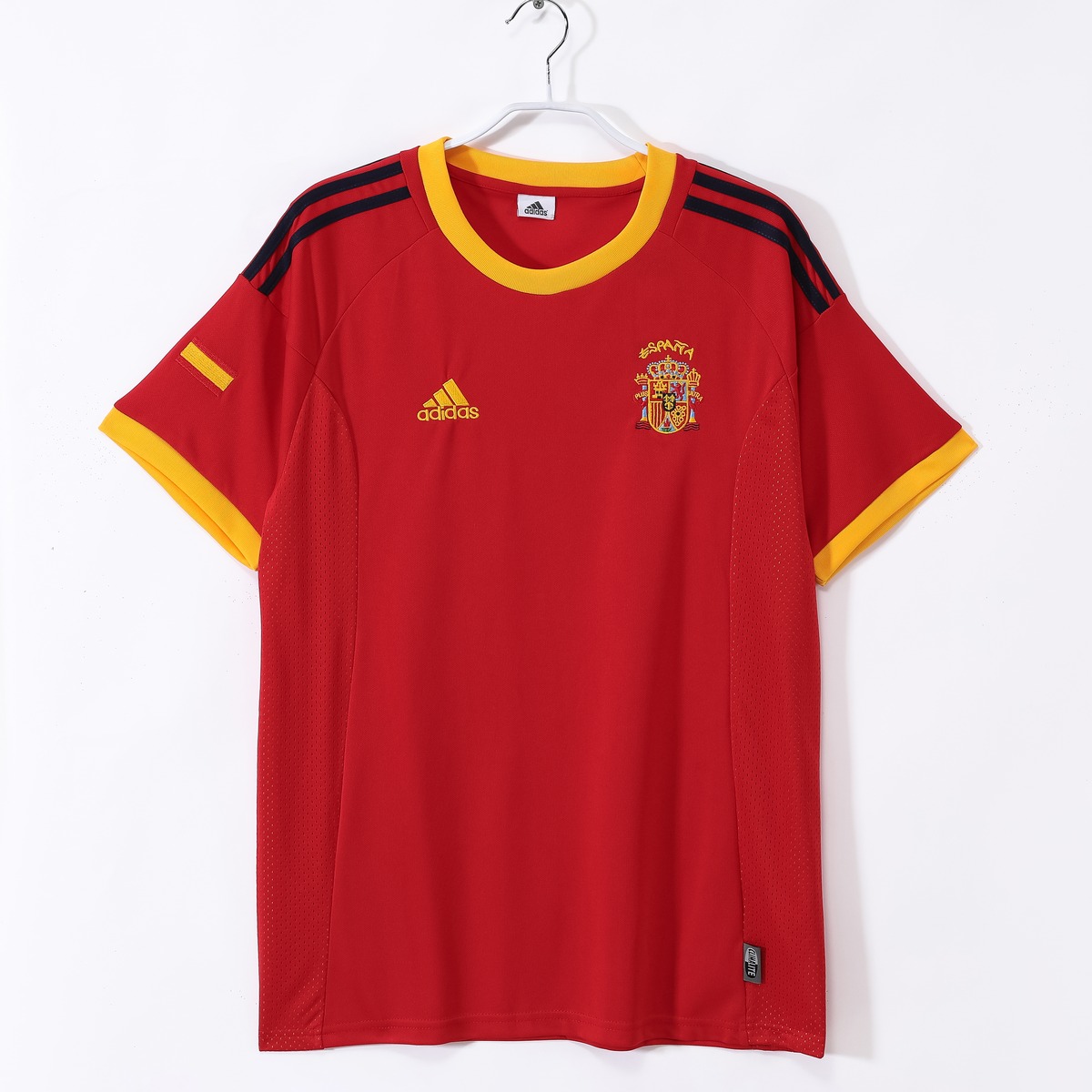 maglia spagna 2002 stemma ricamato