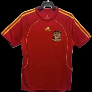 maglia spagna 2008 fronte rosso scuro euro 2008