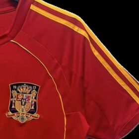 Camiseta Spagna Retro Euro 2008 — Detalle de acabados