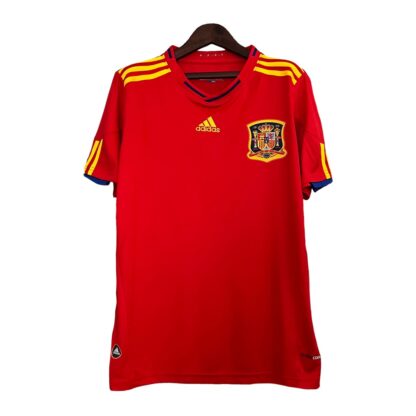 camiseta España 2010 frente rojo Mundial 2010