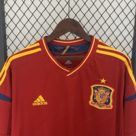 camiseta España 2012 frente en detalle