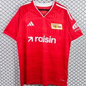 camiseta union berlino fronte in dettaglio