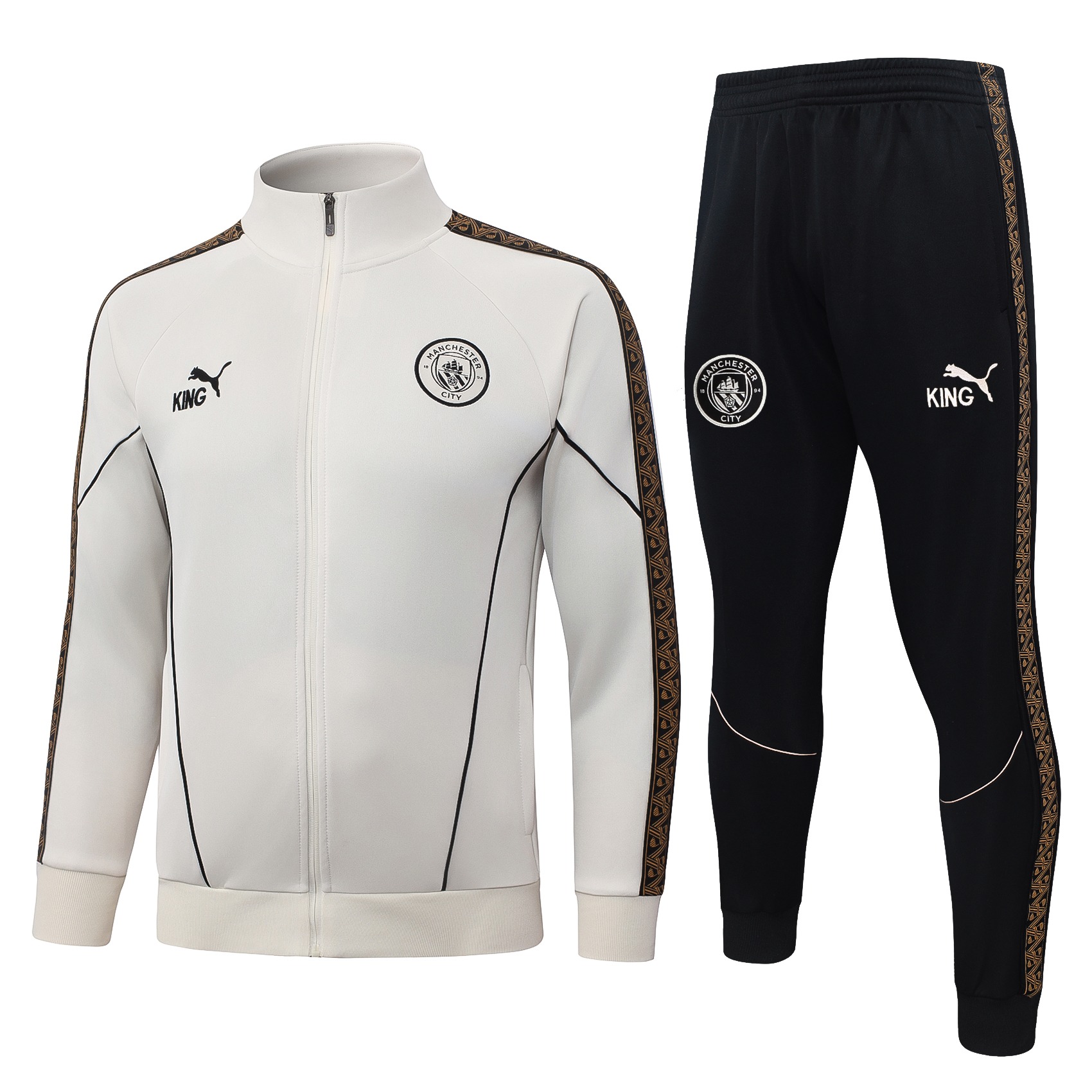 tuta manchester city 2026/27 fronte e retro indossata