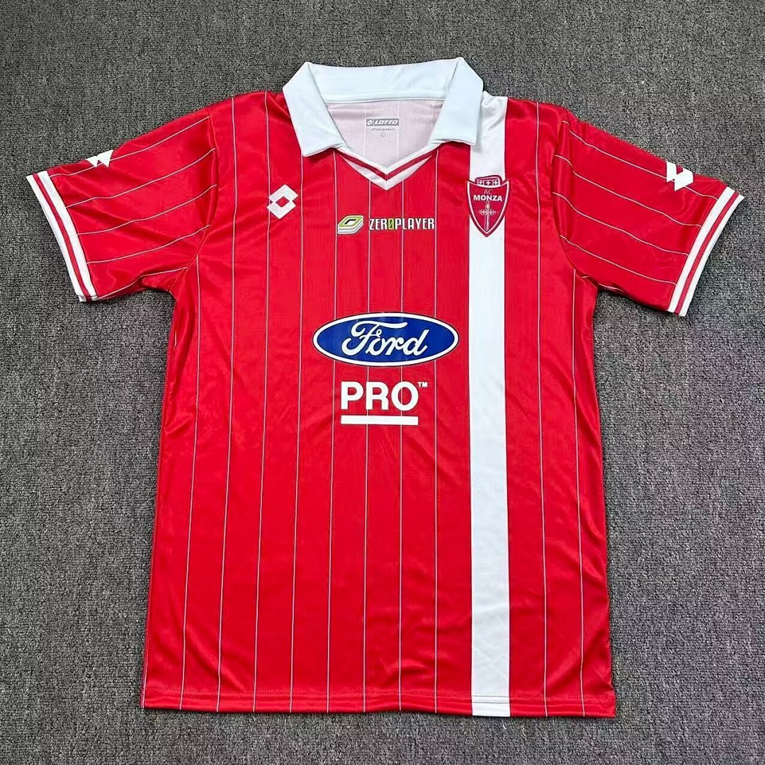 maglia monza home 2025/26 fronte