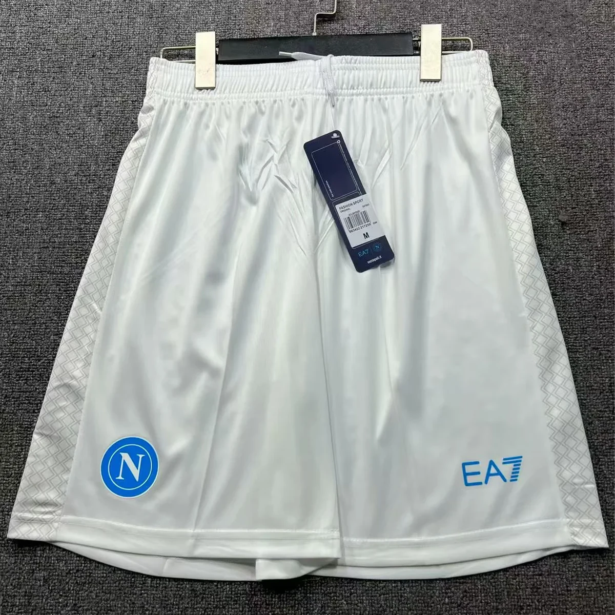 Pantaloncini Napoli 2025/26 Bianchi con scudetto SSC Napoli